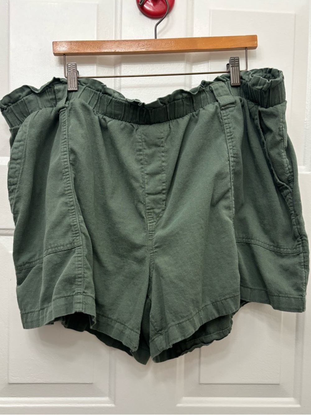 Terra & Sky Olive Green Utility Cargo Shorts